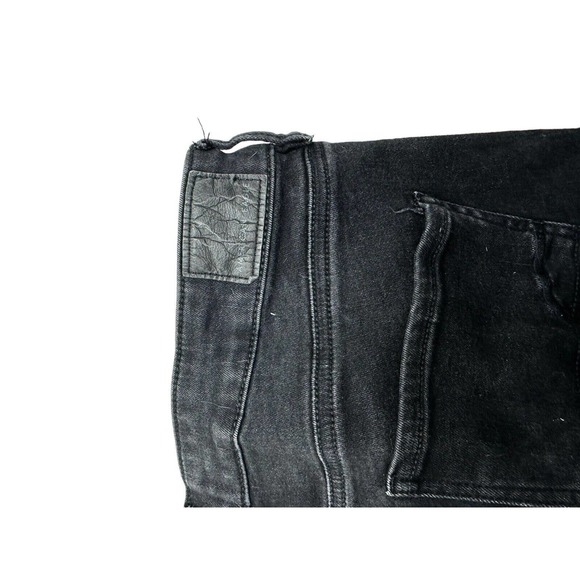 Womens Jeans Size 12 American Eagle Outfitters Black Ripped Faded Dream Jeans - Picture 15 of 16